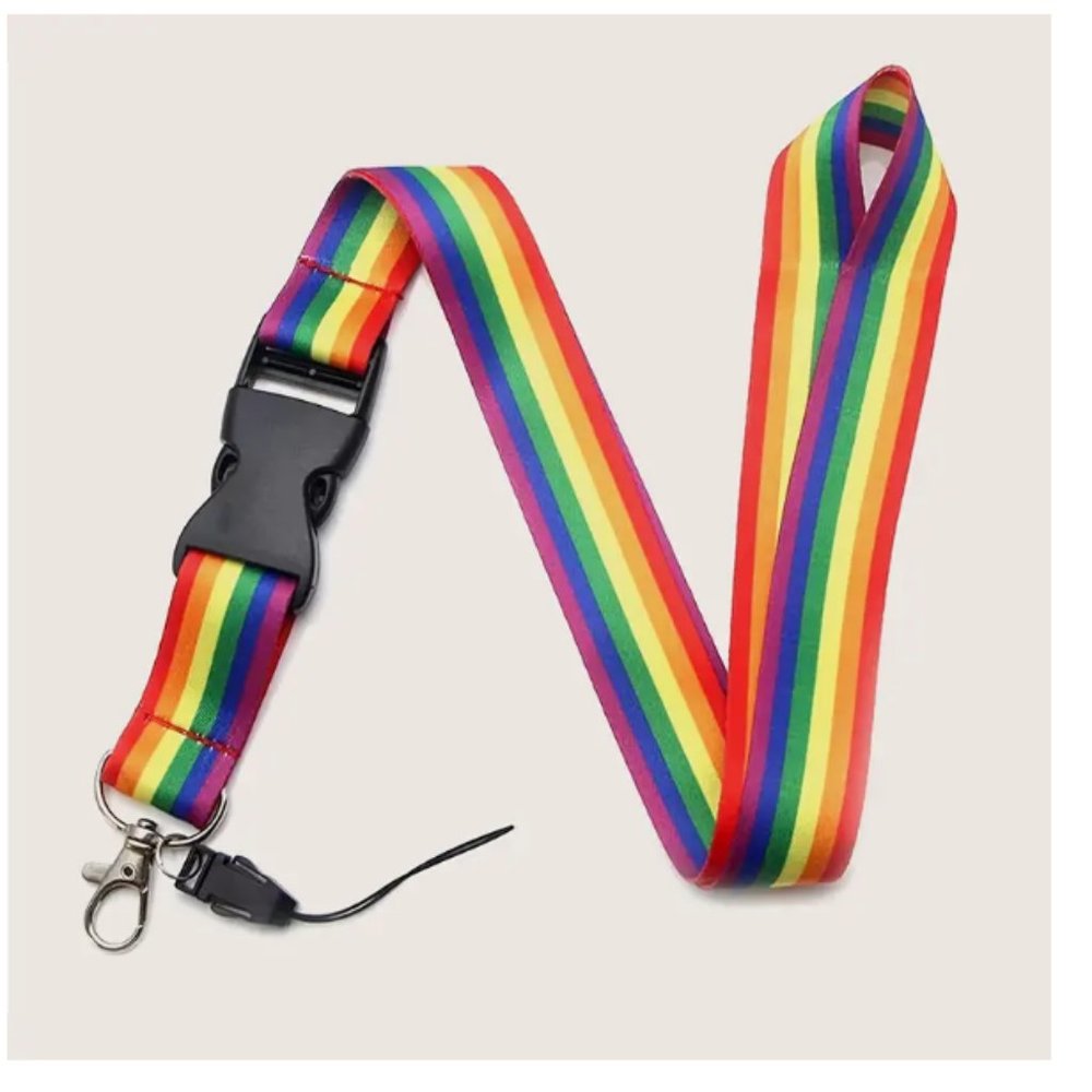 Rainbow Flag Lanyard - NWT